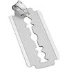 Unbespielt unbesp ielt Unisex Catena Ciondolo Lametta in 925 Argento Dimensioni 30 X 15 mm Dimensioni Gioielli Box