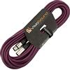 VisioSound Cavo Mic XLR Maschio a Femmina/Microfono bilanciato/Cavo Patch Mic / 7 Colori 10m Viola