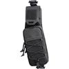 WYNEX Molle Accessori Custodia, Zaino con Tracolla, Tasca Tattica per Telefono Cellulare per Escursionismo, Campeggio e Viaggi, Nero - 1 Pezzo (sinistra)