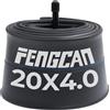 FengCan 20x3.5 20x4.0 camera d'aria per bicicletta 89/102-406 ispessita, 20 pollici tubo bici 20x3.50 20 x 4.0 ebike/mountain/strada bicicletta per pneumatici e tubo 20x3.5-4.0, valvola Schrader 32mm (Una)