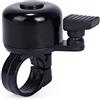System-S Campanello da bicicletta unisex, per adulti, colore nero, standard