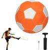 PVFZXS Palla curva, 20 cm, dotata di pompa a 1 palla, palla da calcio, flessibile, design scientifico, piccola palla sportiva per bambini da 5 a 15 anni