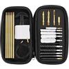 ToopMount Kit di Pulizia per Pistole Fucili, Fucili da Caccia, Set di Pulizia per Armi da Fuoco per Calibro 4,5/5,55/9/7,62/12,7 mm, Accessori per la Pulizia Delle Armi con Bacchette in Ottone