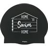 Imspira Cuffia in silicone Home Swim Home | Cuffia da Nuoto | Cuffia da Piscina | Grande Comfort e Aderenza | Arte e Nuoto