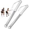 YFCJYBF Battle Rope Fitness Kit 2 Corde Senza Corda con Manici Antiscivolo per Allenamento Pesi Interno/Esterno - Ideale per Home Gym, Ufficio e Studio, Corda da Combattimento Senza Corda per Home Gym
