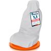 LIONSTRONG® Coprisedili anteriori [ASSORBENTE] - Microfleece | grigio chiaro Coprisedili Anteriori - Microfleece - Assorbente - Protezioni per Sedili Auto - Universale
