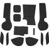 BIXUAN SX4 S-Cross, compatibile con Suzuki SX4 S-Cross 2022-2025, tappetini antiscivolo per console centrale, bracciolo, tappetini in gomma, supporto per bevande, tappetino antiscivolo per porte, 13