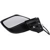 SHLPDFM 1 specchietto retrovisore SHLPDFM, colore nero, lato destro del conducente, completo per specchietto retrovisore elettrico adatto per Nissan NV200 2010-2016