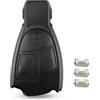 HooRLZ Guscio chiave Mercedes per A B C E M R S CL CLK SL SLK W164 W202 W203 W208 W209 W210 W211 W220 W245 W251 C215 C208 R230 R171 S203, 3 tasti, Nero