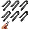 QWORK 20 Tappi Copribulloni Per Ruote Auto - Diametro 21mm, Colore Nero