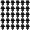 eMagTech 30 rivetti in plastica per paraurti auto, colore nero, 14 x 19,2 x 9 mm, compatibili con Mazda