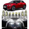 BMT xms 17pz Kit di Luci LED per Interni per Citroën DS3 DS4 DS5 / DS 3 4 5 2010-2018, Lampadine LED per Interni Auto e Camion 6000K Bianco Luminoso