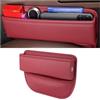 Adunsiaoto Scatola Portaoggetti per Seggiolino Auto, Per Riporre Sedili Laterali, Organizer Auto in PU, Seggiolino Auto Portaoggetti Organizer, Car Seat Gap Filler Cellulari Chiavi Portafogli