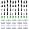 ZINGKING 20 set di clip per finestra laterale, compatibili con B/M/W serie 3 E32/E36/E46/E90/E91 51711932996/51118174185/5111014103
