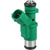 QUARKZMAN Carburante Iniettore Ugello Per Peugeot 206 SW 02-07 1pc | Colore: Verde. Materiale: Metallo, Plastica. Dim: 6x3.4x1.9cm. Oe: 9655833580. Per Citroen C2 03-09.