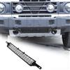 METYOUCAR Griglia a rete per Ineos Grenadier 2020-2024 Griglia per paraurti inferiore per auto, segmentata, inserto a rete per presa d'aria, copertura per accessori Ineos Granatier (nero)