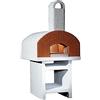 Linea VZ Pozzuoli - Forno a legna da esterno con base in cemento - Con camera di cottura 72x105 cm