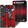 Einhell Originale Einhell E-Case Inserto Attrezzi VDE Elettricista 9 pz (Utensili isolati, Cacciaviti, Tronchese, Spelafili, Pinza telefonica, Sistema E-Case)