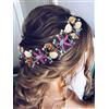 IYOU Accessori Capelli Viola Conchiglia Copricapo Stella Mmarina Sirena Fascia Capelli Sposa Conchiglia per Donna