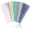 ASDIIT 8 fasce elastiche da donna, alla moda, a pois, a righe, accessori per capelli per yoga, corsa, sport