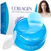 Chenduoran 60 Pcs Patch Occhi con Collagene e Acido Ialuronico-Maschera per Gli Occhi,Patch Occhiaie e Borse,Anti-Rughe e Anti-Occhiaie,Rimuovi Borse e Puffiness,Contorno Occhi Idratante,Unisex
