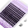 WENDY LASHES Ciglia Finte C9 con Ciglia Inferiori - Ciuffetti 10-16mm Curl D, Kit Extension Ciglia Naturale per Principianti, Effetto Wispy Morbido per Tutte le Occasioni(C9)
