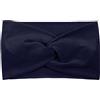 styleBREAKER Fascia per capelli da donna in look di velluto con nodo e fascia elastica fascia per la testa 04026040, colore:Blu scuro