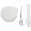 Sonew Set di Ciotole per Maschera per il Viso, Kit di Miscelazione per Maschera di Argilla Faite con Ciotola per Maschera in Silicone, Pennello per Maschera e Spatola per il Salone