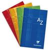 Clairefontaine 9509C Un rubrica Brochure con angoli smussati rigido - 11x17 cm - 192 pagine a quadretti piccoli - Carta Bianca 90g - copertina in carta laminata - colore casuale