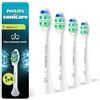 Philips Sonicare InterCare - Testine di ricambio originali per spazzolino elettrico, bianco, confezione da 4, HX9004/87