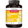 Vitarmonyl Vitamina C Alto Dosaggio 1000 mg - Integratore Difese Immunitarie - 40 Compresse Masticabili - Senza Zuccheri - Senza Glutine - Privo di Lattosio - Gusto Limone