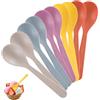 KHDULQ Cucchiaio Plastica, Cucchiaini da Caffè Plastica, Posate Plastica, Cucchi