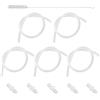Goktvai 5pz tubo Latte, con 5 Connettori e 1 Spazzola Kit di Sostituzione dei Tubi del Latte in Silicone Compatibile con Jura GIGA 6 10 W10 X5 S8 E8 Z10 Z8 Z7 Z5 Z6 Z8 Z9 J6 J8 J9 S80 WE8 C9