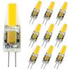POCKETMAN Confezione da 10, Pocketman G4 LED Lampada 12v AC/DC COB Led Lampadina 1.5W 2W Freddo Bianco 360 Angolo d'apertura