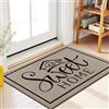 Enyhom Zerbino Ingresso Esterno 60x90cm, Tappeto Ingresso Interno Antiscivolo, Zerbino da Esterno Assorbente, Lavabile Tappeto per Porta, Corridoio