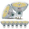 DEIFUA Lampadina LED GU5.3, bianco neutro, 6,5 W, sostituisce lampadine alogene MR16 da 60 W, 4000 K, 700 lumen, angolo di diffusione di 120°, non dimmerabile, AC/DC 12 V, senza sfarfallio
