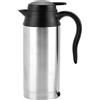 LetCart Bollitore Elettrico per Auto in Acciaio Inossidabile, Bottiglia Scaldabagno Portatile da 750 Ml 24 V per Camion per Auto da Viaggio per Acqua Calda, caffè, Viaggi, Uso Domestico