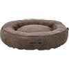 TRIXIE Letto per cani Vital Lennox in ciniglia, rotondo, cuscino ortopedico per cani, marrone, Ø50 cm, comodo letto per cani con memory foam viscoelastico - 371325