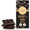 Venchi Tavoletta Sud America 100%, 70g - Cioccolato Extra Fondente 100% dal Gusto Aromatico - Vegano - Senza Glutine