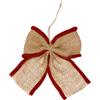 Halbach Seidenbänder Set di fiocchi di iuta premium | grande fiocco regalo per decorazioni natalizie e decorazioni per albero
