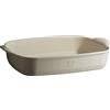 Emile Henry, Piatto da Forno Rettangolare in Ceramica, Ceramica, Argilla, 42 x 27 x 9 cm