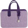 KNITPRO K12832 Snug Doctor Bag-Borsa Rettangolare per riporre Accessori, Tessuto Foderato, Viola, 38 x 24 x 15cm