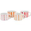 Leopold Vienna - Set di tazzine da caffè Franca - set da 4 - design a righe