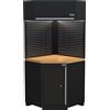 SOGI Angolo completo autoportante in lamiera SOGI ARR-OFF-ANG-L per officina e garage - piano in legno - 810x810x2000 mm