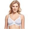 Susa Reggiseno Senza Ferretto Topsy, Reggiseno Opaco con Coppe Preformate, Reggiseno gemoldeter con Fiocco, traspirabilità Ideale e Alta stabilità, Bianco (Weiß 003), 4D