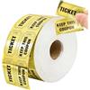 ZENQARI 500 Paia biglietti Double Ruffle biglietti lotteria, Lottery Tickets Double Roll, Biglietti All'asta Macchina Della Lotteria, per eventi, premi premi, raccolta fondi, carnevale