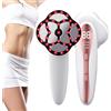 TECKZOON Massaggiatore Anticellulite Professionale, Massaggiatore Anticellulite Elettrico con 15 Livelli di Intensità, 3 Modalità e Riscaldamento di Lavoro Unisex per Vita, Pancia, Braccia, Glutei e Gambe