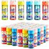 JOYIN 36 bottiglie di bolle (60ml/2oz di soluzione per bolle) Design arcobaleno colorato per feste per bambini, bacchetta per bolle, kit di bolle grande, giocattoli estivi per bambini.