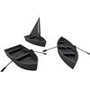 Generic Set di piccole barche a vela a remi, 28 mm, scala 1/56, in miniatura, RPG, statuetta da tavolo, diorama, paesaggio, modellazione, wargames, fantasia, giochi di guerra, paesaggio, terreno, dispersione,