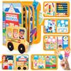 hahaland Libro Montessori Interattivo, Busy Book Libri Bambini 1 2 3 Anni